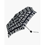 Marimekko Marilogo Mini Manual -sateenvarjo Musta